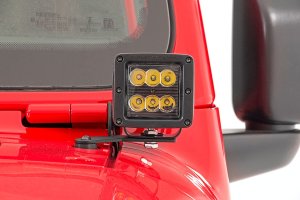 Jeep Wrangler LED Light Kit - Hinge Mount - Rough Country - 2